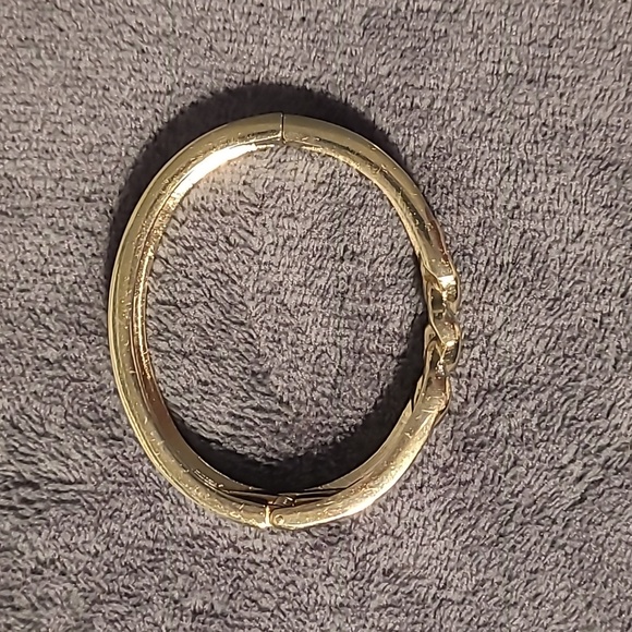 Pink and Gold Wrist Cuff. - Picture 2 of 7